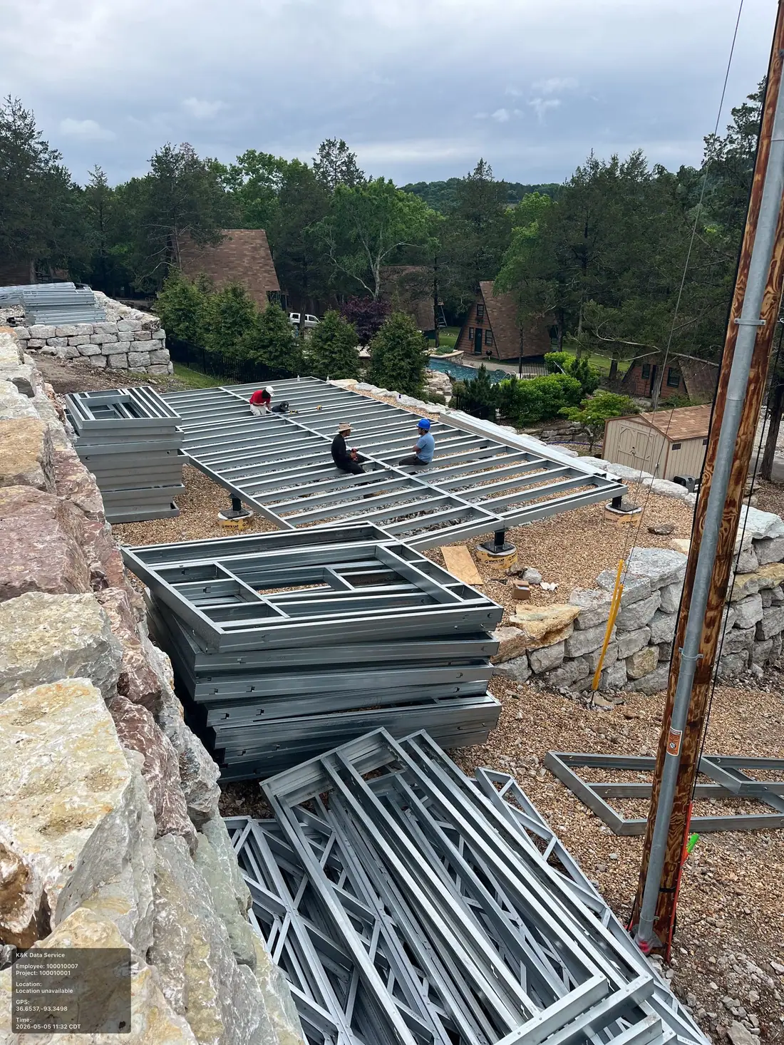 Prefab site layout and staging context used for a buyer readiness checklist