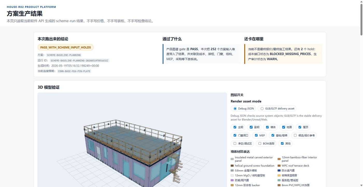 R02 exterior planning concept with roof terrace