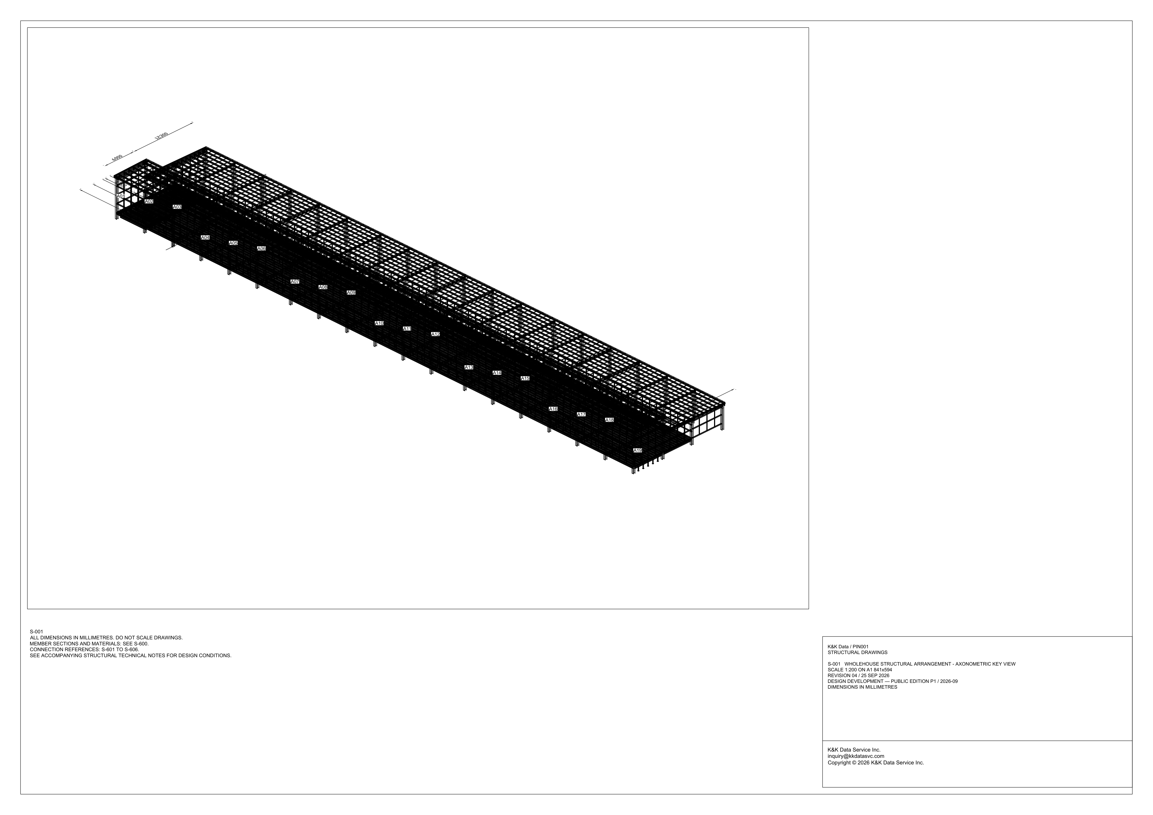 S-001 full drawing sheet