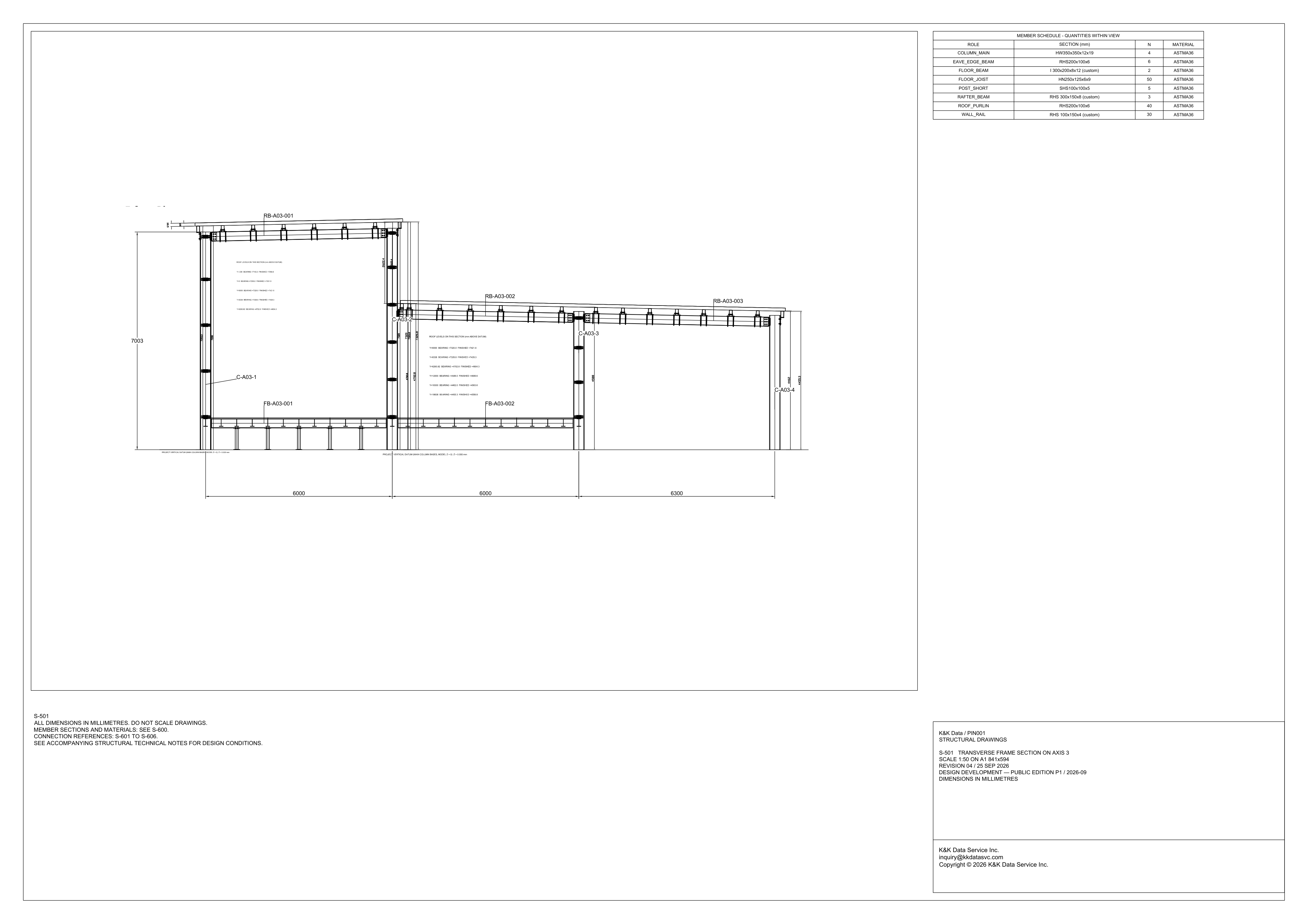 S-501 full drawing sheet